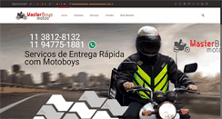 Desktop Screenshot of masterboysmotos.com.br